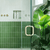Forest Herringbone Cement Tile